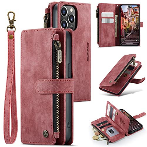 ❤️iPhone 14 Pro Max 手帳型 財布型 スマホケース ワインレッド iPhone 14 Pro Max 手帳型 財布型 スマホケース ワインレッド